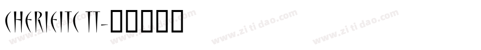 CherieITC TT字体转换